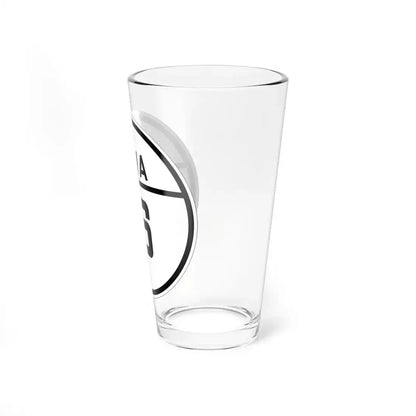 Iowa 16 1926 (Iowa) (Road Sign) Pint Glass 16oz - Go Mug Yourself