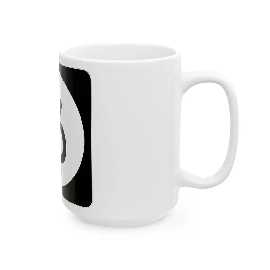 Iowa 16 (Iowa) (Road Sign) White Coffee Mug - Go Mug Yourself
