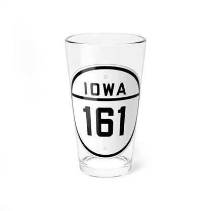 Iowa 161 1926 (Iowa) (Road Sign) Pint Glass 16oz 16oz - Go Mug Yourself