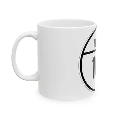 Iowa 161 1926 (Iowa) (Road Sign) White Coffee Mug - Go Mug Yourself