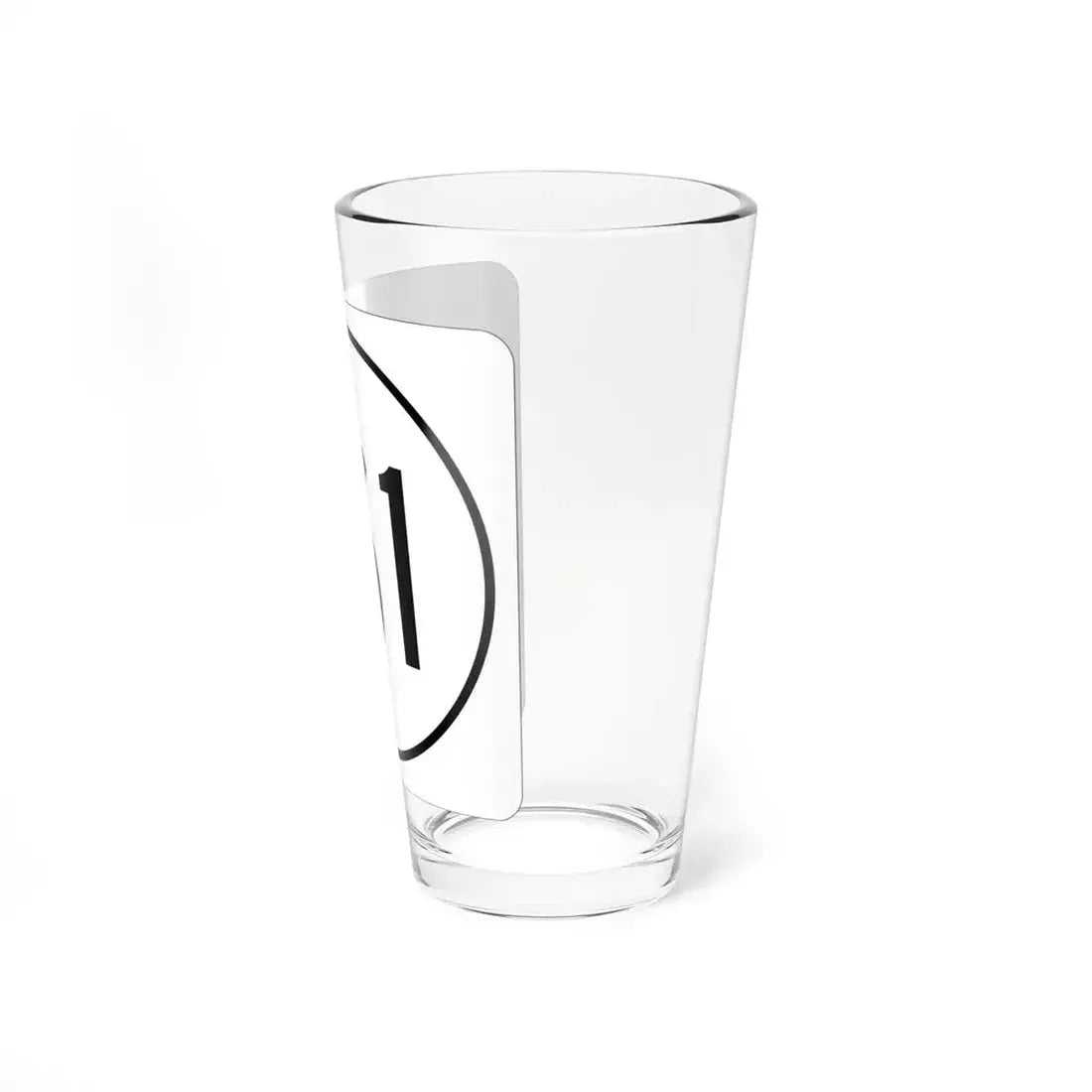 Iowa 161 1948 (Iowa) (Road Sign) Pint Glass 16oz - Go Mug Yourself