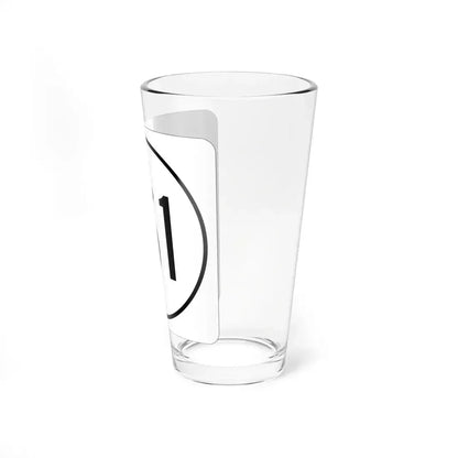 Iowa 161 1948 (Iowa) (Road Sign) Pint Glass 16oz - Go Mug Yourself