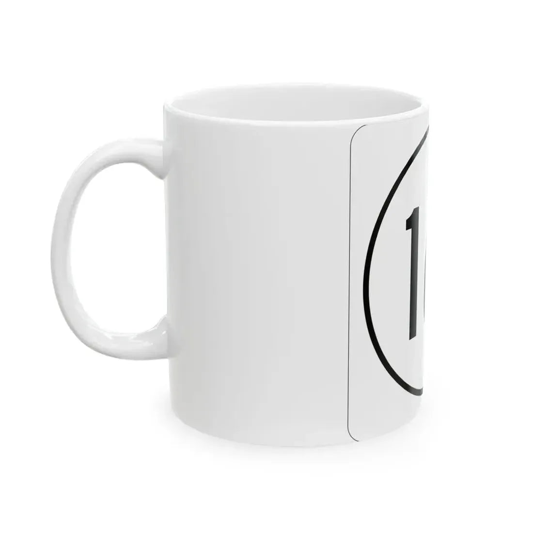 Iowa 161 1948 (Iowa) (Road Sign) White Coffee Mug - Go Mug Yourself