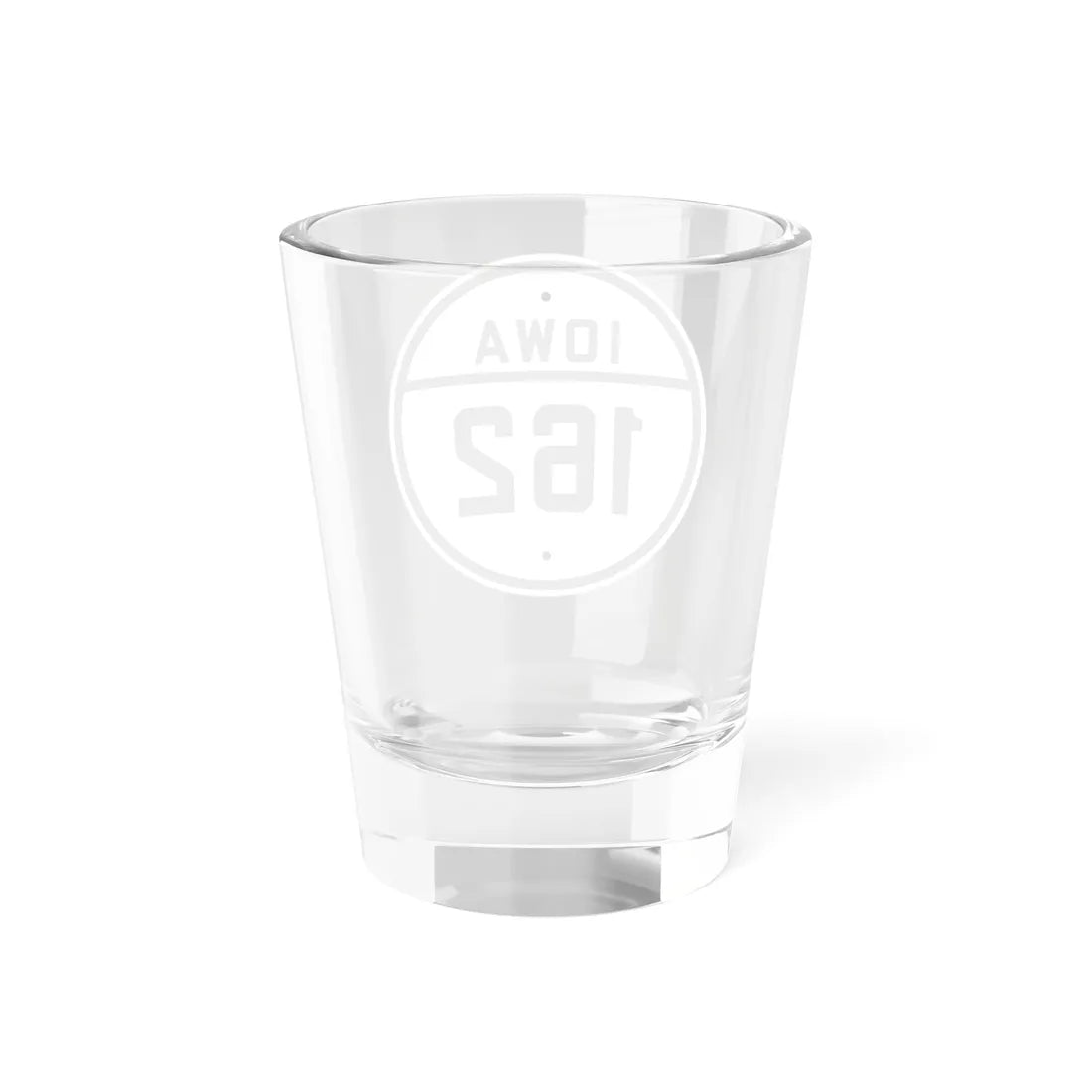 Iowa 162 1926 (Iowa) (Road Sign) Shot Glass 1.5oz - Go Mug Yourself