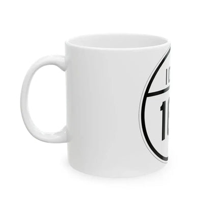 Iowa 162 1926 (Iowa) (Road Sign) White Coffee Mug - Go Mug Yourself