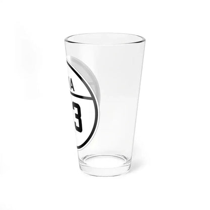 Iowa 163 1926 (Iowa) (Road Sign) Pint Glass 16oz - Go Mug Yourself