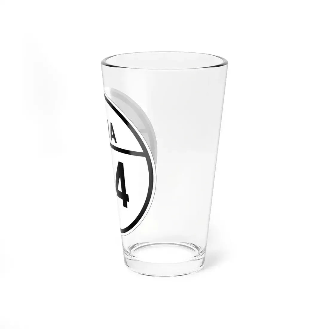 Iowa 164 1926 (Iowa) (Road Sign) Pint Glass 16oz - Go Mug Yourself