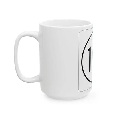 Iowa 165 1948 (Iowa) (Road Sign) White Coffee Mug - Go Mug Yourself