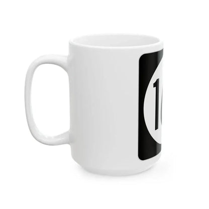 Iowa 165 (Iowa) (Road Sign) White Coffee Mug - Go Mug Yourself