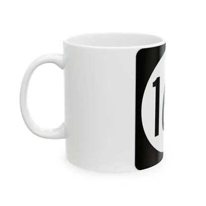 Iowa 167 (Iowa) (Road Sign) White Coffee Mug - Go Mug Yourself