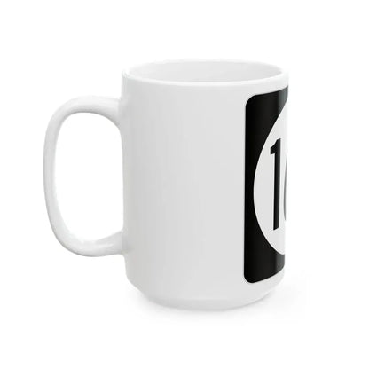 Iowa 167 (Iowa) (Road Sign) White Coffee Mug - Go Mug Yourself