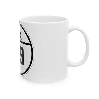 Iowa 169 1926 (Iowa) (Road Sign) White Coffee Mug - Go Mug Yourself