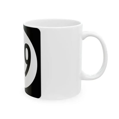 Iowa 169 (Iowa) (Road Sign) White Coffee Mug - Go Mug Yourself