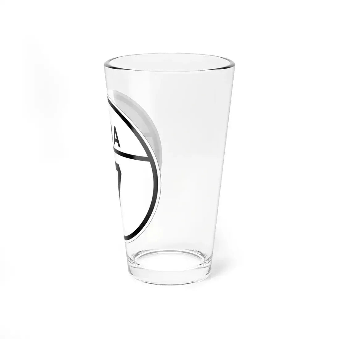 Iowa 17 1926 (Iowa) (Road Sign) Pint Glass 16oz - Go Mug Yourself