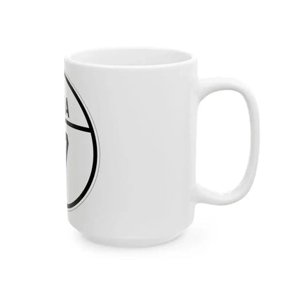 Iowa 17 1926 (Iowa) (Road Sign) White Coffee Mug - Go Mug Yourself