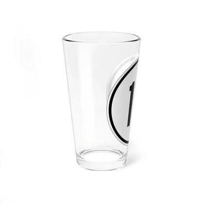 Iowa 17 1950 (Iowa) (Road Sign) Pint Glass 16oz - Go Mug Yourself