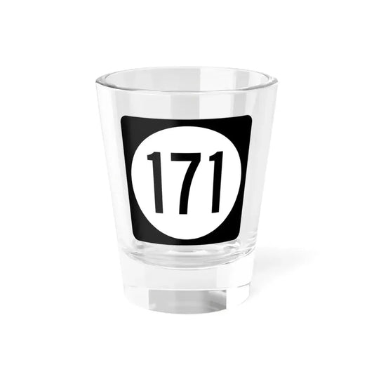 Iowa 171 (Iowa) (Road Sign) Shot Glass 1.5oz 1.5oz - Go Mug Yourself