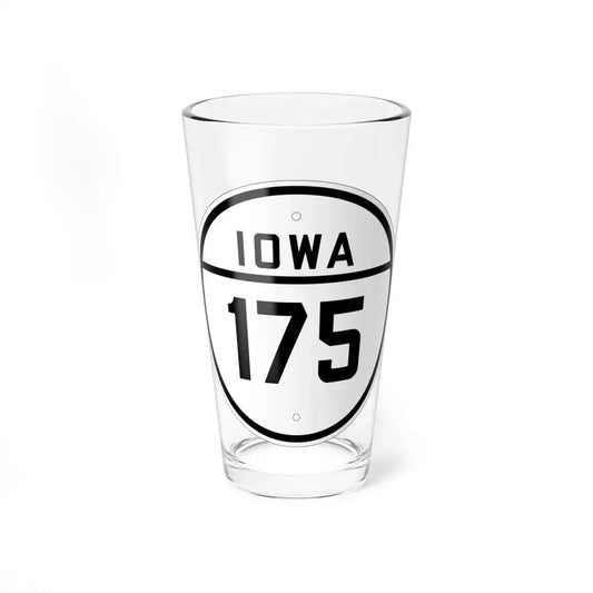 Iowa 175 1926 (Iowa) (Road Sign) Pint Glss 16oz 16oz - Go Mug Yourself