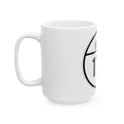 Iowa 175 1926 (Iowa) (Road Sign) White Coffee Mug - Go Mug Yourself