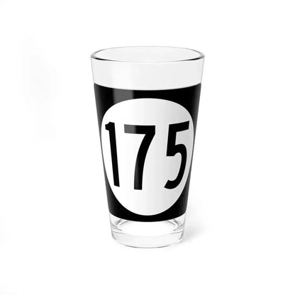 Iowa 175 (Iowa) (Road Sign) Pint Glass 16oz 16oz - Go Mug Yourself