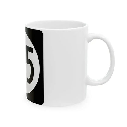 Iowa 175 (Iowa) (Road Sign) White Coffee Mug - Go Mug Yourself