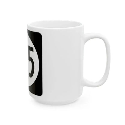 Iowa 175 (Iowa) (Road Sign) White Coffee Mug - Go Mug Yourself