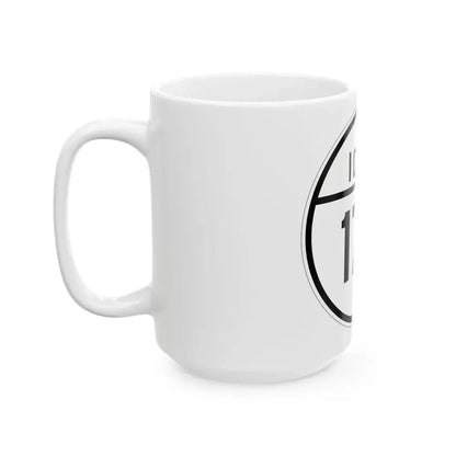 Iowa 177 1926 (Iowa) (Road Sign) White Coffee Mug - Go Mug Yourself