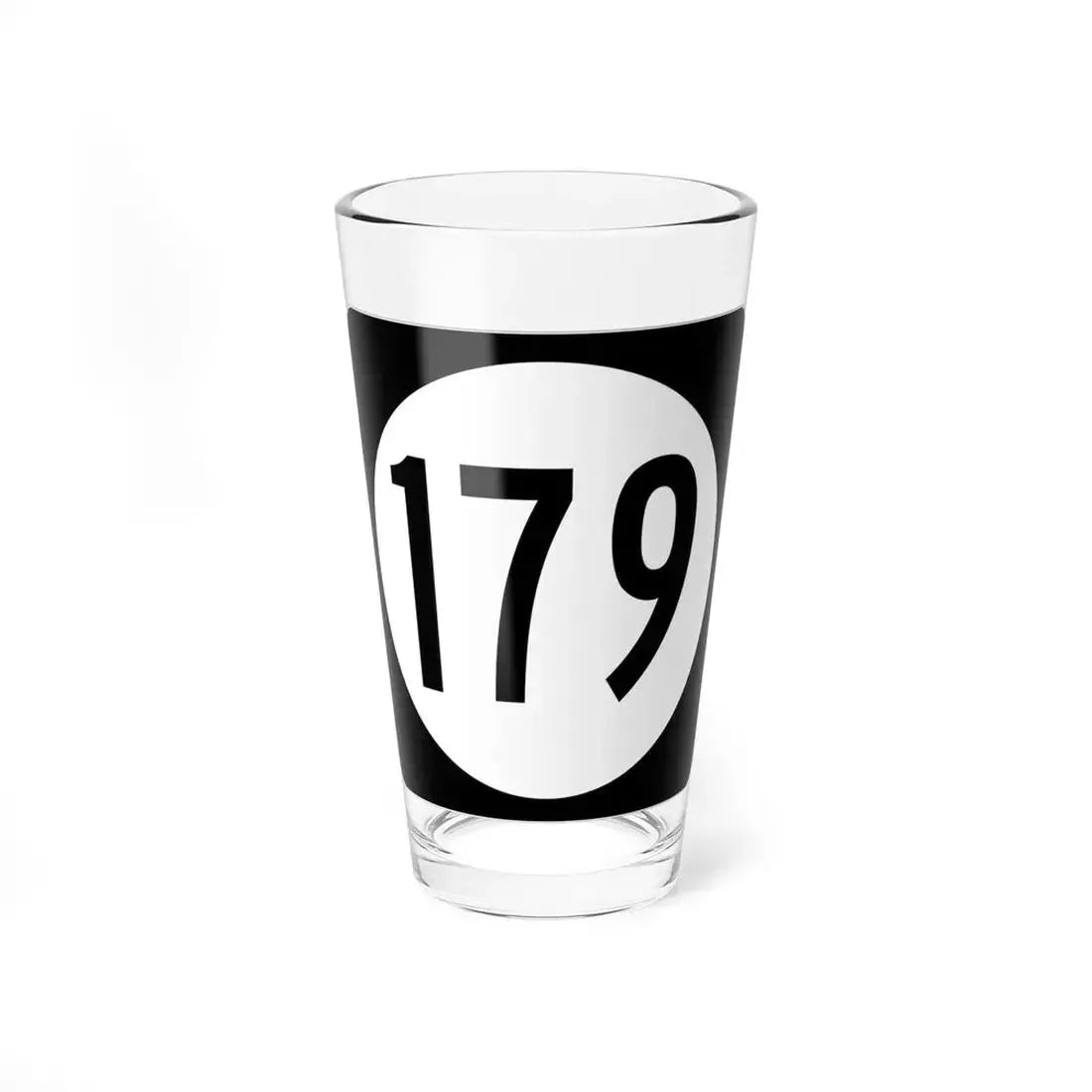 Iowa 179 (Iowa) (Road Sign) Pint Glass 16oz 16oz - Go Mug Yourself