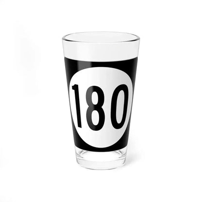 Iowa 180 (Iowa) (Road Sign) Pint Glass 16oz 16oz - Go Mug Yourself