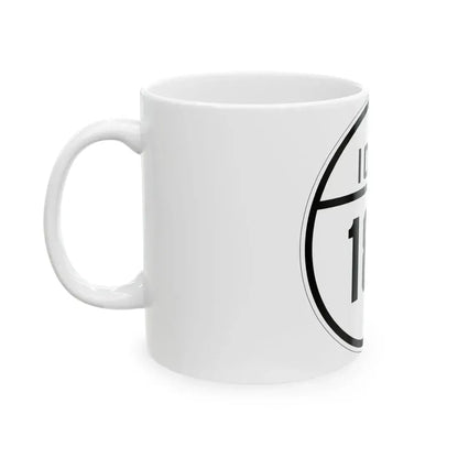 Iowa 187 1926 (Iowa) (Road Sign) White Coffee Mug - Go Mug Yourself