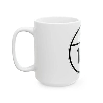 Iowa 187 1926 (Iowa) (Road Sign) White Coffee Mug - Go Mug Yourself