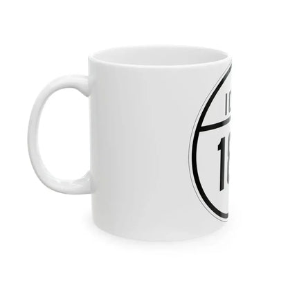 Iowa 188 1926 (Iowa) (Road Sign) White Coffee Mug - Go Mug Yourself