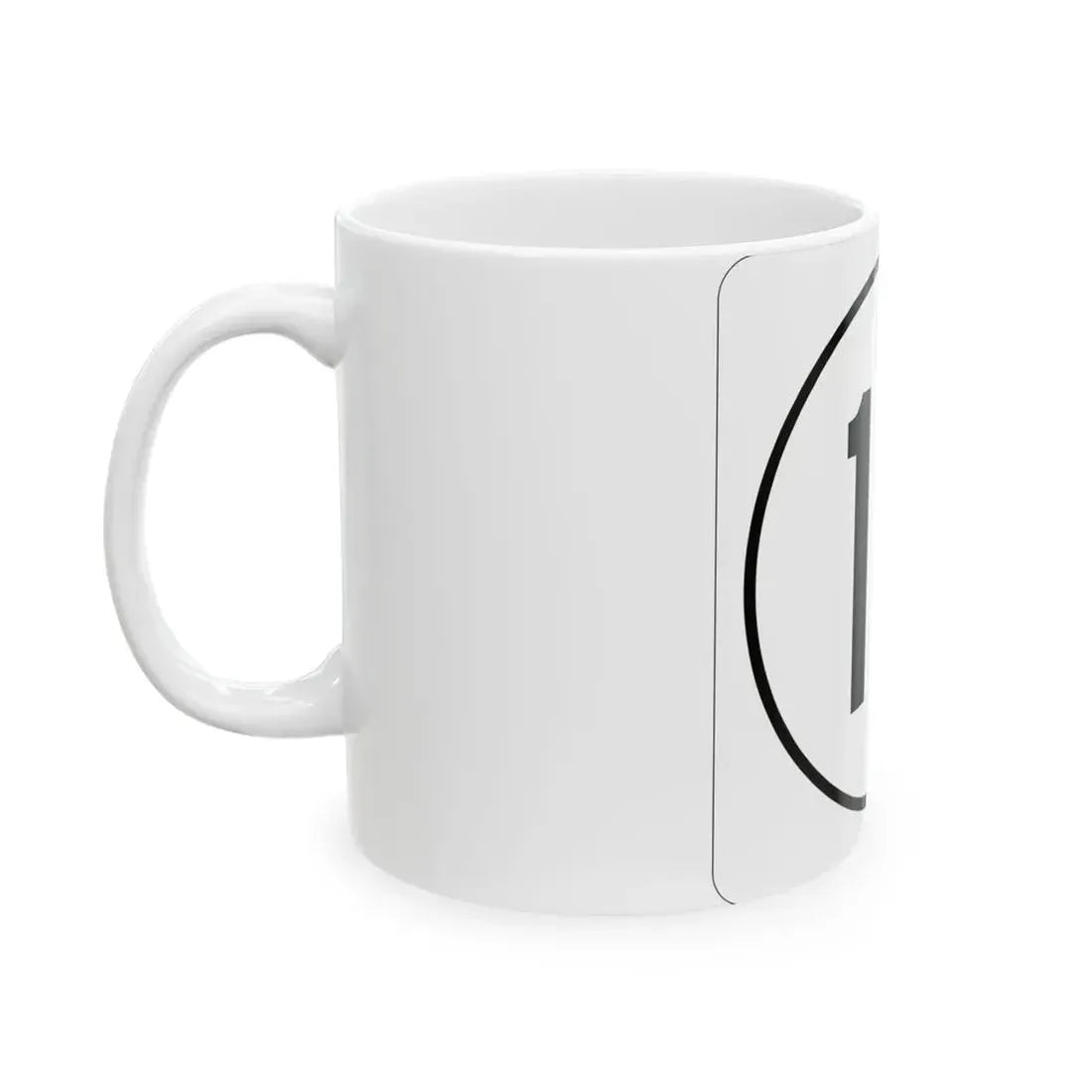 Iowa 19 1948 (Iowa) (Road Sign) White Coffee Mug - Go Mug Yourself