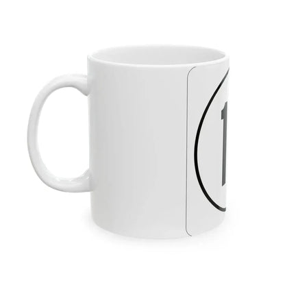 Iowa 19 1948 (Iowa) (Road Sign) White Coffee Mug - Go Mug Yourself