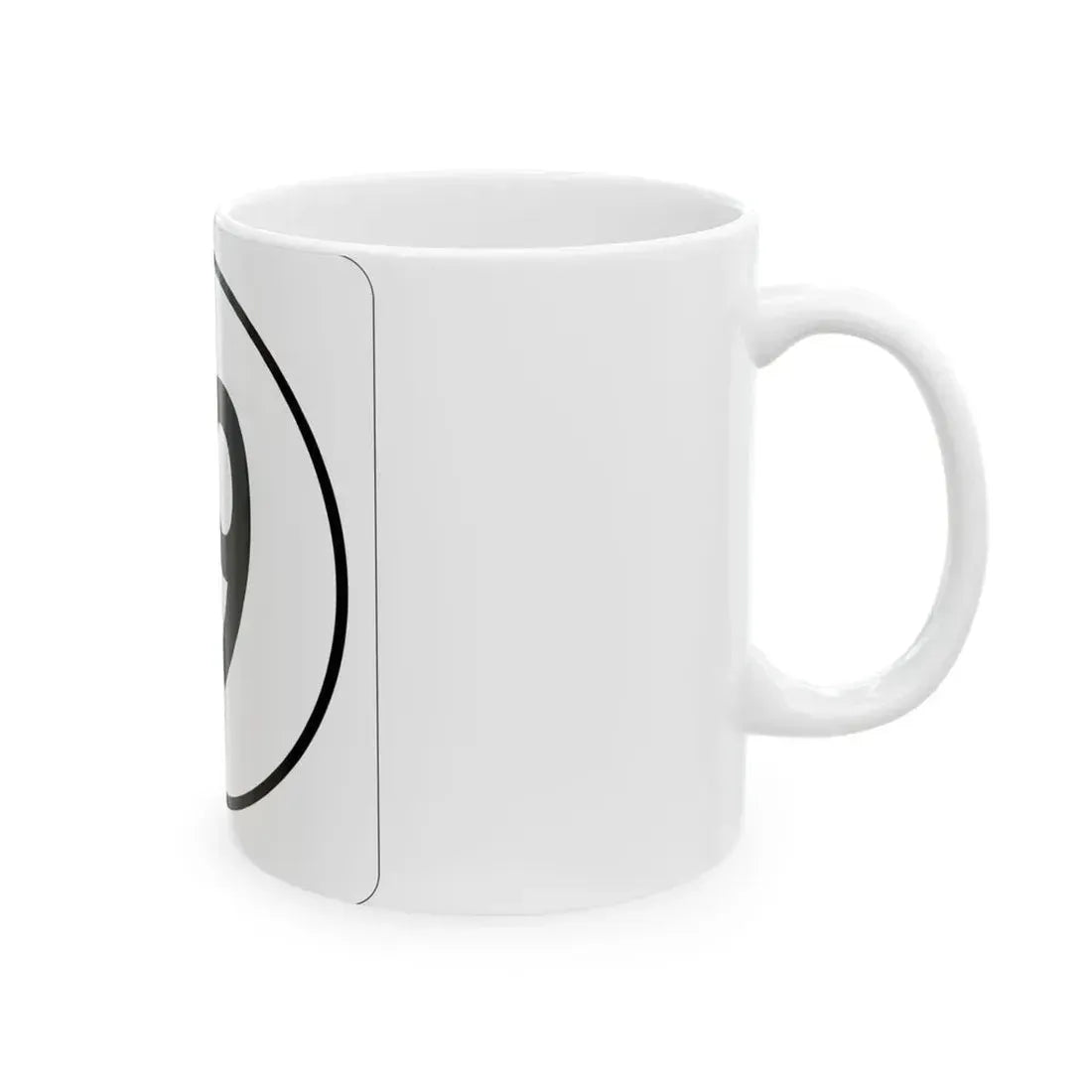 Iowa 19 1948 (Iowa) (Road Sign) White Coffee Mug - Go Mug Yourself
