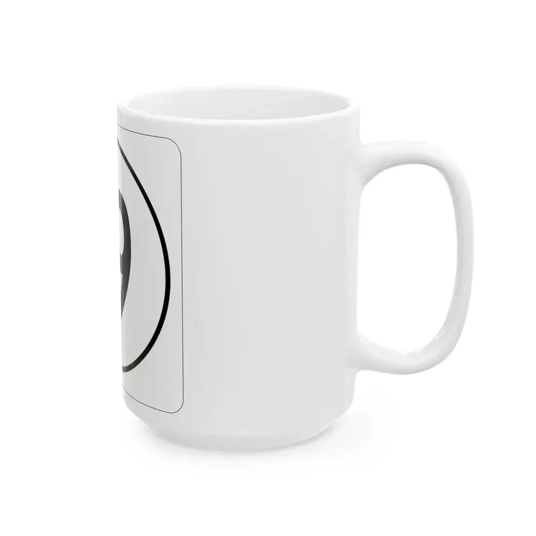 Iowa 19 1948 (Iowa) (Road Sign) White Coffee Mug - Go Mug Yourself