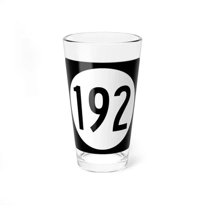Iowa 192 (Iowa) (Road Sign) Pint Glass 16oz 16oz - Go Mug Yourself