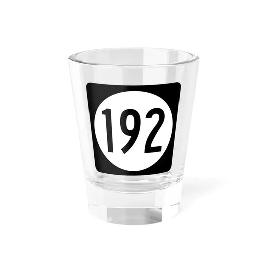 Iowa 192 (Iowa) (Road Sign) Shot Glass 1.5oz 1.5oz - Go Mug Yourself