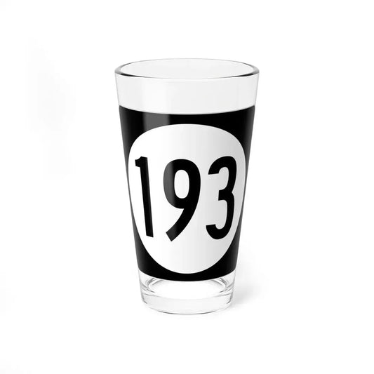 Iowa 193 (Iowa) (Road Sign) Pint Glss 16oz 16oz - Go Mug Yourself