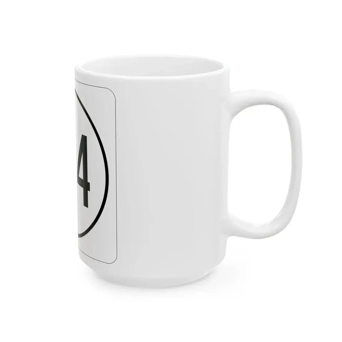 Iowa 194 1948 (Iowa) (Road Sign) White Coffee Mug - Go Mug Yourself