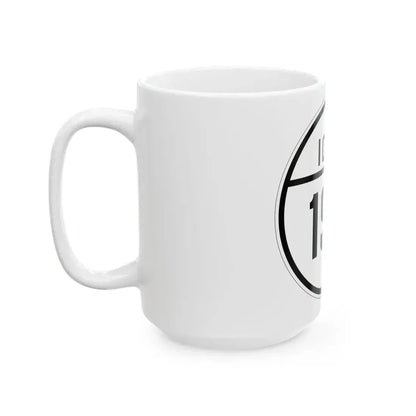 Iowa 196 1926 (Iowa) (Road Sign) White Coffee Mug - Go Mug Yourself