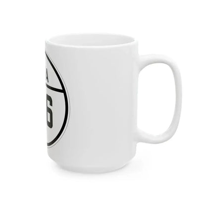 Iowa 196 1926 (Iowa) (Road Sign) White Coffee Mug - Go Mug Yourself