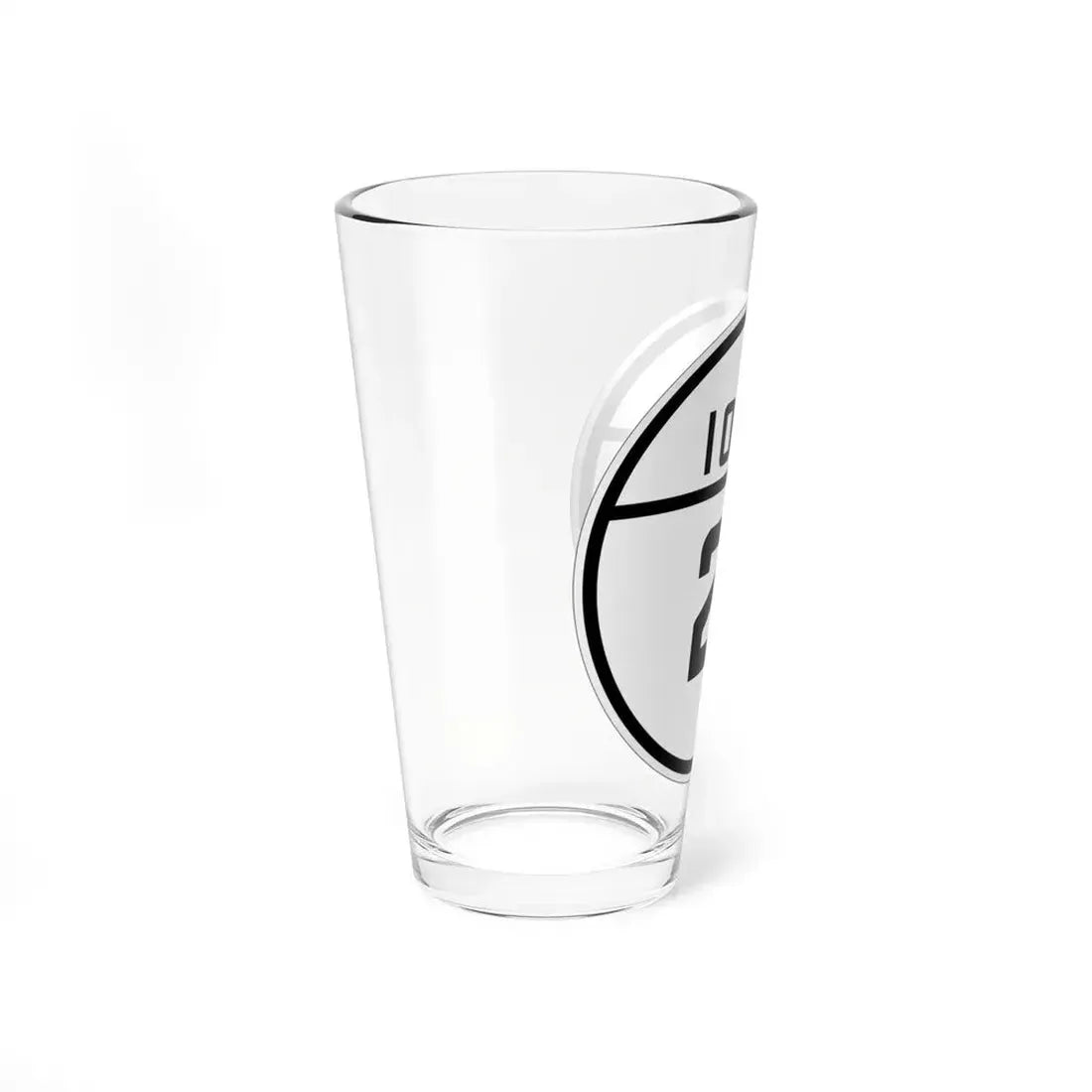 Iowa 21 1926 (Iowa) (Road Sign) Pint Glss 16oz - Go Mug Yourself