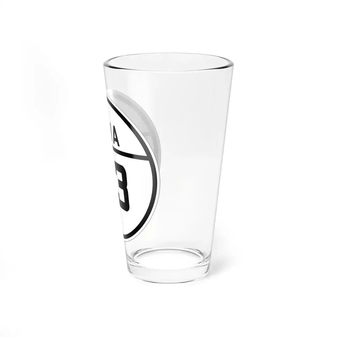 Iowa 23 1926 (Iowa) (Road Sign) Pint Glss 16oz - Go Mug Yourself