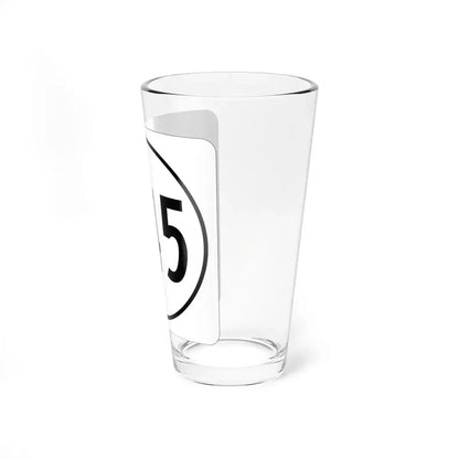 Iowa 245 1948 (Iowa) (Road Sign) Pint Glass 16oz - Go Mug Yourself