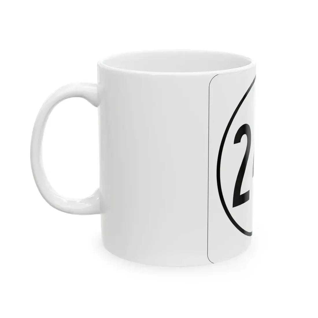 Iowa 245 1948 (Iowa) (Road Sign) White Coffee Mug - Go Mug Yourself