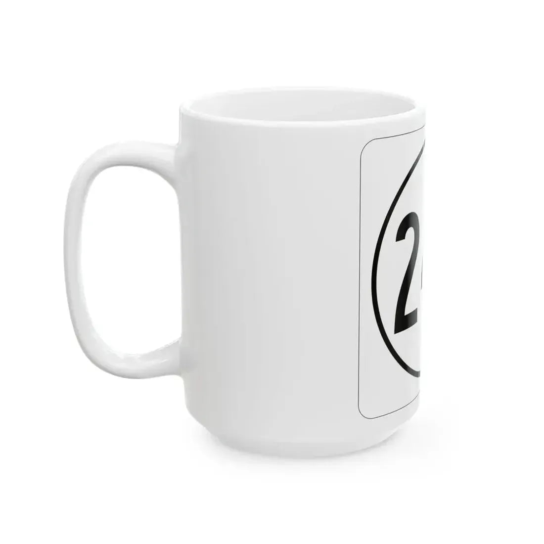 Iowa 245 1948 (Iowa) (Road Sign) White Coffee Mug - Go Mug Yourself