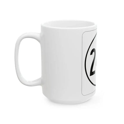 Iowa 245 1948 (Iowa) (Road Sign) White Coffee Mug - Go Mug Yourself