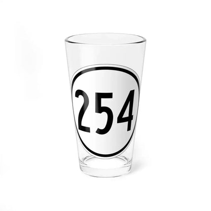 Iowa 254 1950 (Iowa) (Road Sign) Pint Glass 16oz 16oz - Go Mug Yourself