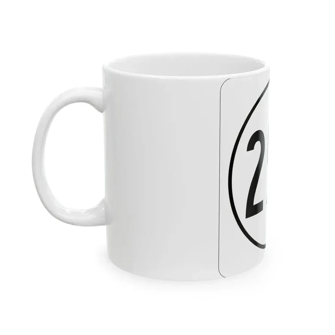 Iowa 257 1948 (Iowa) (Road Sign) White Coffee Mug - Go Mug Yourself